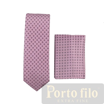 Pink/Plum Skinny Tie