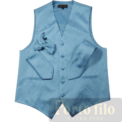 Turquoise Pasely vest