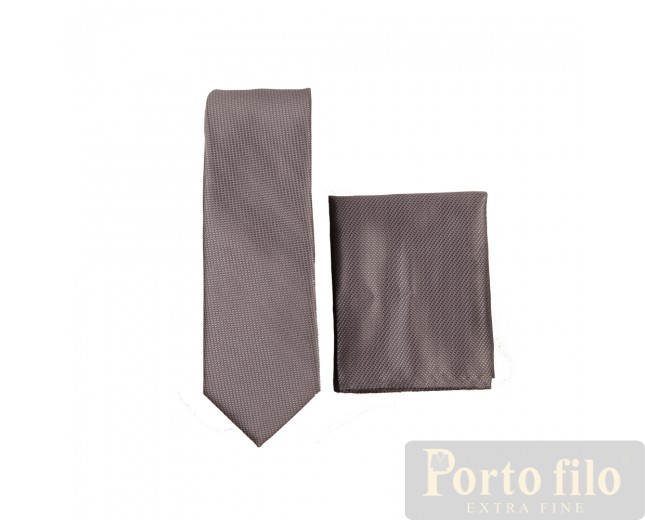 DK. Grey Skinny Tie