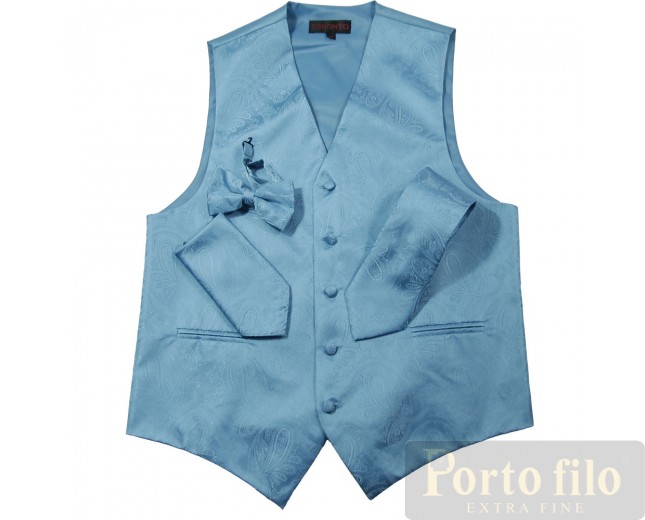 Turquoise Pasely vest