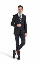Solid Black suits slim fit