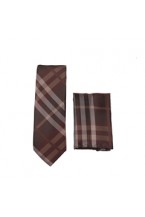 Brown Skinny Tie 