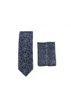 Navy/Blue Skinny Tie