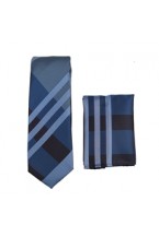 Blue Skinny Tie