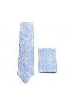 Blue/Silver Skinny Tie 