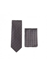 Dk. Grey Skinny Tie