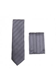 Dk Gray Skinny Tie
