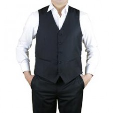 Black suits vest