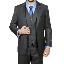 Charcoal Gray 3 Pcs suits