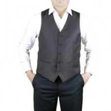 Brown color suit vest